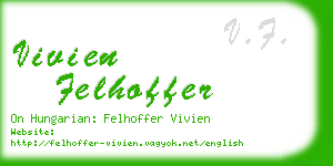vivien felhoffer business card